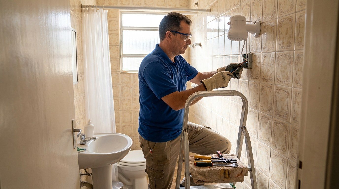 Instalação Hidráulica no Banheiro em Natal‑RN