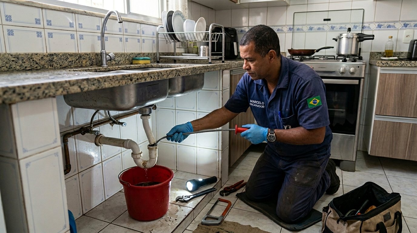 Ligação da Pia da Cozinha em Natal‑RN