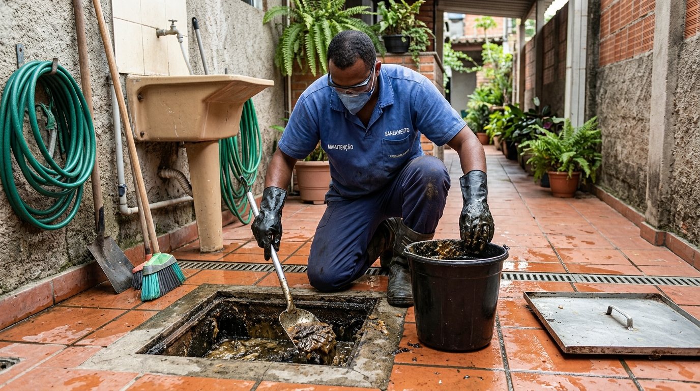 Limpeza de Caixa de Gordura Comercial em Natal‑RN